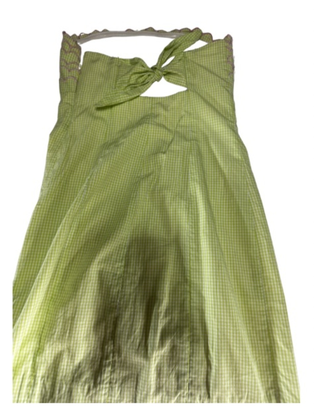 Lilly Pulitzer Yellow Gingham Strapless Sundress - Picture 2 of 3